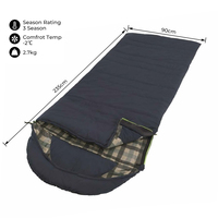 Kantong Tidur Musim Dingin CHENYUE BSCI Factory Extra Wide Outdoor Custom, Tahan Air, Termal, untuk Cuaca Dingin