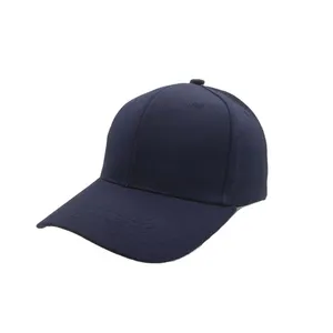 6 pannello berretto da baseball pianura caps Navy berretti per l'uomo