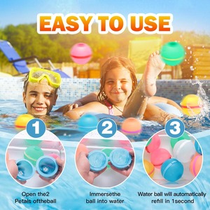 Silicone riutilizzabile palloncini magnetici attività all'aperto piscina giochi da spiaggia per bambini ragazzi ragazze-palla <span class=keywords><strong>d</strong></span>'<span class=keywords><strong>acqua</strong></span> per divertimento avventura - Product Image 5