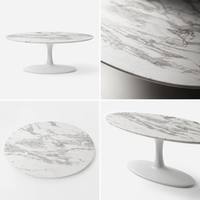 Table basse ovale en marbre moderne, écologique, durable, plateau en pierre artificielle mate, meubles en MDF, salon, hôtel, villa, blanc