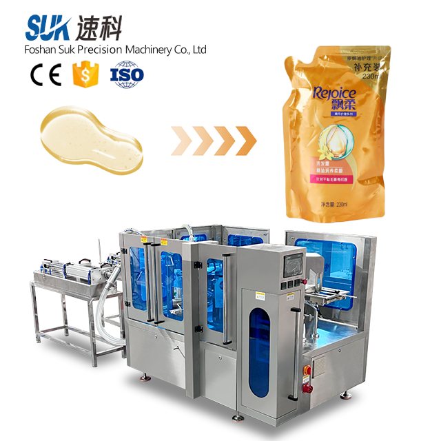 Fully Automatic Premade Pouch Doypack Spout Pouch Packing Machine for Food Granule Powder Liquid Juice Small Bag Filling Sealing