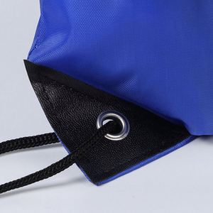 Custom Nylon Draw String <b>Backpack</b> Recycled Waterproof 210D Polyester Drawstring Bag With Logo - Product Image 6