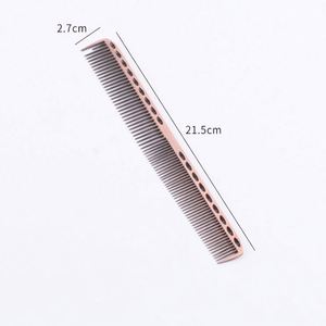 Professional Stainless Steel Salon Styling Cutting Comb with Hair <b>Smoothing</b> Massage <b>Brush</b> Function Custom Brand Promotional Gift - Product Image 3