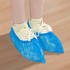 Disposable Shoe Covers Non Woven Fabric Thickened Anti Slip Dustproof Breathable For Indoor Household Use Adult Size - Product Image 3