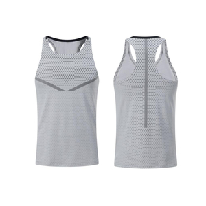 Men <b>Running</b> Vests Thin Quick Dry Training Tank Top Summer Polyester Sport <b>Singlet</b> Fitness Sleeveless Shirt - Product Image 5