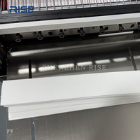 Máquina cortadora de rollos de tela no tejida RS-400T con PLC inteligente, cortadora de rollos de papel a hojas, precio
