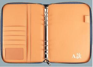Custom Logo Promotional A5 Paper Replaceable <b>Notepad</b> in Leather Portfolio with Detachable Papers and Core Customizable - Product Image 4
