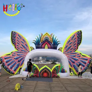 Inflatable บริการ LED Inflatable บาร์ DJ Booth เต็นท์ Inflatable