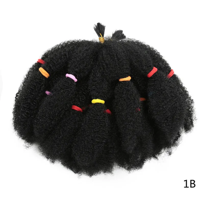 Marley torção tranças de cabelo afro, cabelo tranças de crochê afro extensões de cabelo sintético