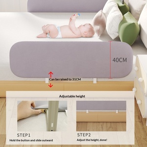 Portable Folding Baby Bed Rail Guard Anti-Fall Safety Bed Barrier for Infants Toddlers Children Bedroom Protection Rail - Product Image 3