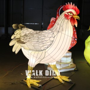 Lanternes en forme de poulet, ensembles de lampes d'extérieur, lanternes chinoises, lumières étanches et résistantes à la corrosion, pour la remise des diplômes et Diwali - Product Image 4