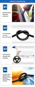 Parabrezza Auto in gomma per Auto in vetro per parabrezza adesivo sigillante per parabrezza - Product Image 5