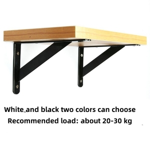 Nhà Máy Giá thấp bán buôn thép lớp phủ điện tam giác chân đế màu đen nổi Kệ hỗ trợ thép tường chân đế - Product Image 4