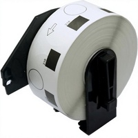 Étiquettes rondes en papier compatibles DK-1218 pour imprimantes Brother QL (diamètre 0,94) [1 rouleau/1000 étiquettes]