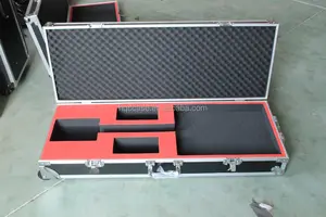 Custom Made Guitar Aluminum Case Music Equipment Instrument Case Suitcase With Foam