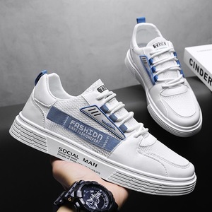 Chaussures d'été pour hommes New Breathable Student Trendy Versatile White Shoes Casual Board Shoes - Product Image 5