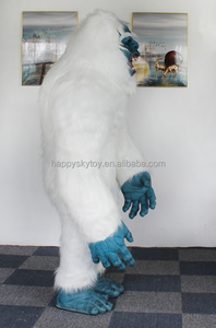 Costume de mascotte gonflable de luxe de bonhomme de neige abominable Yeti conception personnalisée pour la publicité et la promotion de fête de marche - Product Image 3
