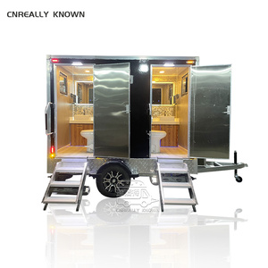 Remorque toilettes portables en acier la plus populaire à bas prix pour la vente, OEM ODM, pour utilisation en camping et parcs - Product Image 6