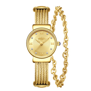Reloj de Pulsera Minimalista de Alta Gama, Nuevo Estilo de Moda, Reloj de Cuarzo Impermeable de Acero Inoxidable para Mujer - Product Image 1