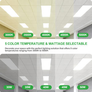 Panel de Luz LED Retroiluminado con Certificación ETL DLC, IP44, Bajo <span class=keywords><strong>UGR</strong></span>, 5CCT Seleccionable, 40W, para Uso en Hospitales y Talleres, Garantía de 5 Años - Product Image 6