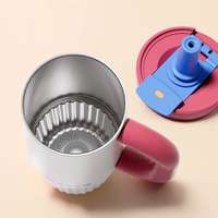Bouteille isotherme sous vide 1000 ml avec revêtement intérieur 316, gobelet géant grande capacité avec paille pour voiture, OEM ODM