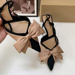 Sandales à talons tendance avec nœud et bride arrière 2025 pour femmes - Product Image 5