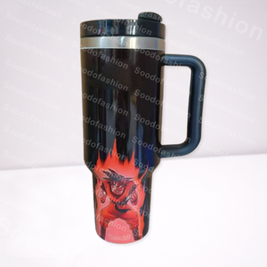 Nouveau <span class=keywords><strong>prix</strong></span> réduit 30 40 oz guku anime tasse personnalisée bouteille sous vide chaude en acier inoxydable avec poignée paille tasse de voyage - Product Image 4