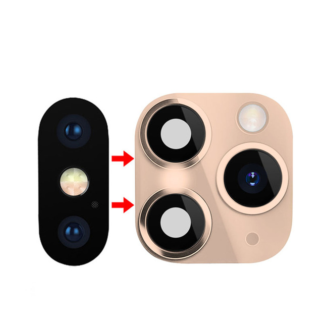 Metal Tempered Glass Camera Lens Cover Protector Ring Cover for Iphone Xr X 11 13 Pro Max Lens Protective Film