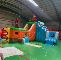 Parc aquatique gonflable sur le thème des pieuvres, toboggan aquatique en PVC durable, aire de jeux aquatique pour enfants et adultes, utilisation en intérieur et en extérieur