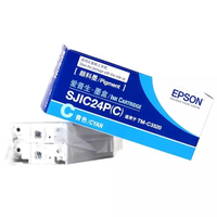 Pour Epson TM-C3520 C3500 cartouche d'encre Sjic24p Sjic22p Cmyk cartouche d'encre rechargeable réservoir d'encre pour Epson C3520 C3500 encres d'imprimante