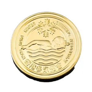 High Quality Panda Gold Plated Souvenir Coin
