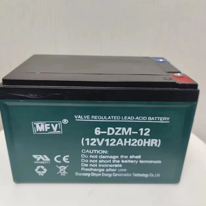 베스트셀러 6-DZM-12 12V12AH 밀봉 AGM 충전식 납산 배터리 전동 휠체어 자전거 UPS 및 골프 카트 - Product Image 1