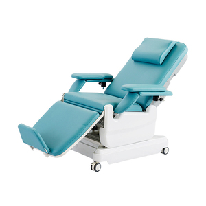 Silla Multifuncional y Cómoda para Pacientes, Eléctrica, para Toma de Muestras de Sangre, Hemodiálisis y Diálisis, con Soporte para Infusión - Product Image 3