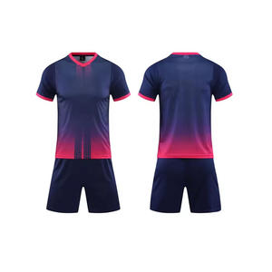 Jersey Sepak Bola Thailand Berkualitas, Bernapas, Cepat Kering dan Kaos Sepak Bola Klasik Set 2 Potong Layanan OEM Musim Gugur - Product Image 4