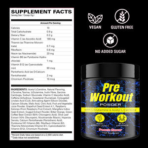 OEM energy boost ventre piatto sapore pesca Pre allenamento in polvere integratori bruciagrassi - Product Image 3