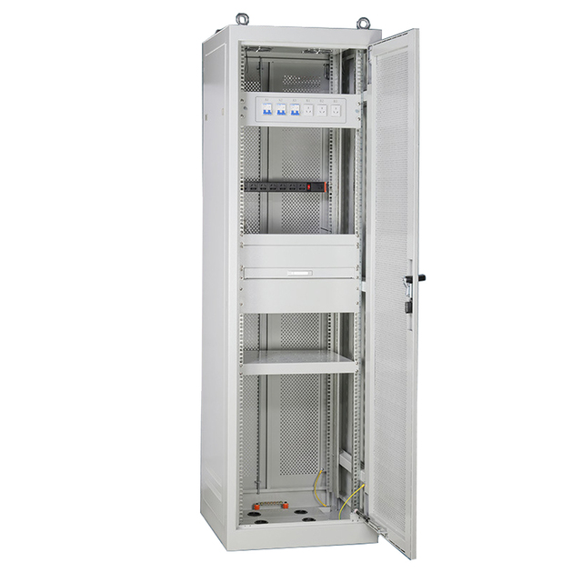 IP20 42u Perforated Door Electrical Cabinet with Vertical Cable Tray Network Rack
