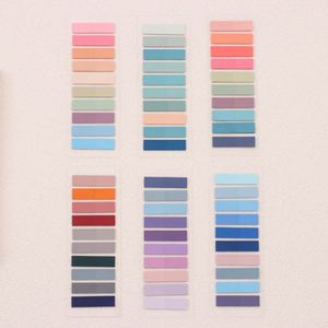 Marcadores Retro para Estudiantes, Adhesivos Fluorescentes Autoadhesivos, Etiquetas Reutilizables, Coloridas y Prácticas - Product Image 1