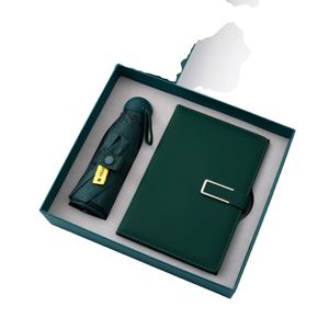 Juego de Regalo de Agenda/Organizador de Cuero PU de Tapa Dura A5 de Lujo, Impresión en Relieve, Logotipo Personalizado, Color Exquisito, Regalos Corporativos - Product Image 1