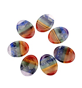 Pierre <span class=keywords><strong>de</strong></span> guérison naturelle <span class=keywords><strong>de</strong></span> haute qualité, 7 chakras, pierre précieuse <span class=keywords><strong>de</strong></span> pouce, énergie, soulagement <span class=keywords><strong>de</strong></span> <span class=keywords><strong>l</strong></span>'anxiété, thérapie, poche <span class=keywords><strong>de</strong></span> paume - Product Image 5