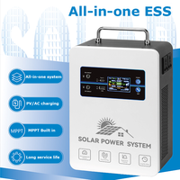Générateur solaire à batterie lithium 300W 500W 1000W, onduleur à onde sinusoïdale pure, ports USB/Type-C, alimentation portable de secours pour ordinateur portable