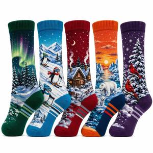 <span class=keywords><strong>Chaussettes</strong></span> de <span class=keywords><strong>ski</strong></span> pour enfants en gros, <span class=keywords><strong>chaussettes</strong></span> d'hiver chaudes en laine épaisse, <span class=keywords><strong>chaussettes</strong></span> de <span class=keywords><strong>ski</strong></span> d'extérieur pour enfants, logo personnalisé - Product Image 1