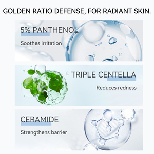 <span class=keywords><strong>PANTHENOL</strong></span> 5% Hidrata profundamente Acelera la recuperación de la piel Iluminador Hidratante B5 + Crema reparadora calmante - Product Image 4