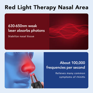Alat terapi hidung Mini dapat diisi ulang, bantuan lampu merah untuk obstruksi hidung <span class=keywords><strong>Rhinitis</strong></span> alergi-pasokan Kesehatan - Product Image 2