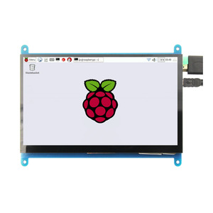 Pantalla táctil modelo C de 7 pulgadas para Raspberry Pi con puerto HD-MI, resolución de 1024×600 y 210 cd/m² - Product Image 1