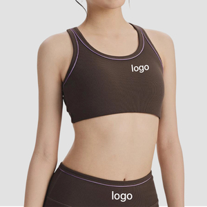 Build in Pad <b>Cross</b> Back Fitness Sports Yoga Workout <b>Top</b> Four-Way Stretch New Style Spaghetti Strap Women Gym Tank <b>Tops</b> - Product Image 1