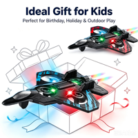 Jouet d'avion télécommandé 2,4 GHz, hélicoptère de voltige à 360 degrés, planeur en mousse, chasseur RC, portée de 70 m, jouet volant, vente en gros de jouets pour enfants