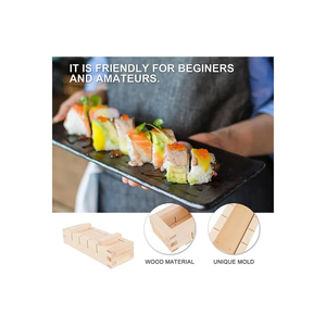 Juego de fabricante de <span class=keywords><strong>sushi</strong></span> de madera con rodillo de corte de <span class=keywords><strong>sushi</strong></span>, equipo de cocina DIY y herramientas, molde de <span class=keywords><strong>sushi</strong></span> para principiantes, fácil de usar - Product Image 6