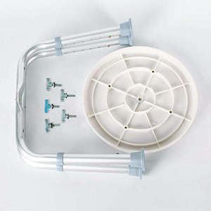 Thickened <b>shower</b> <b>chair</b> for seniors, non-slip <b>shower</b> stool and toilet step stool, swivel seat cushion bathroom stool - Product Image 2