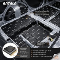 ANTELA 120 Mil Film composite aluminium-butyl pour insonorisation automobile, plaque antichoc, isolation phonique et anti-vibration, garantie 5 ans