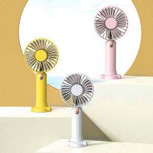 Custom Wholesale Bulk 3 In 1 Personal <b>Small</b> Portable Hand Held <b>Table</b> Usb Charging Fan Rechargeable Mini Handheld Fan Gifts - Product Image 1